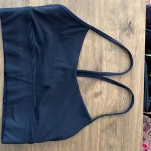 Lululemon Long Line Flow Y Bra size 6, Black
